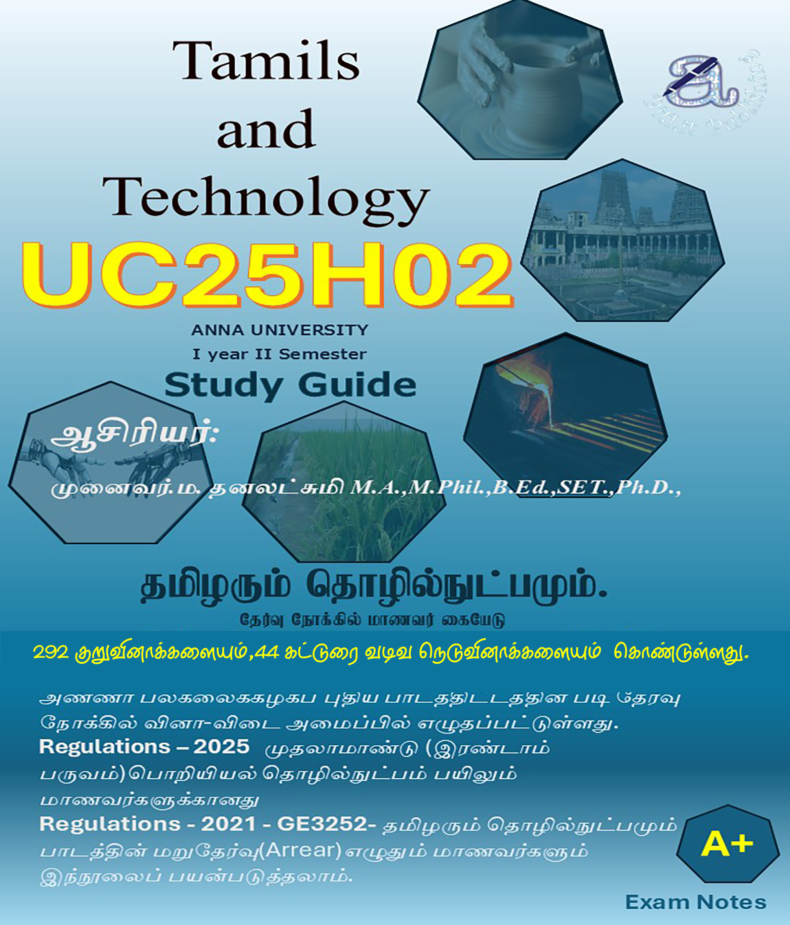 Tamils and Technology -UC25HO2 – Exam Study Guide: